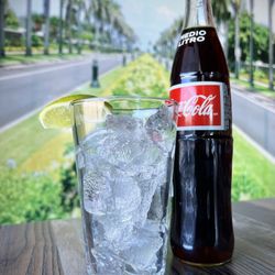 Jalisco Restaurant - Mexican coke with citrus. If you know, you know :)
