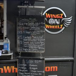 Wingz on Wheelz - Menu Options