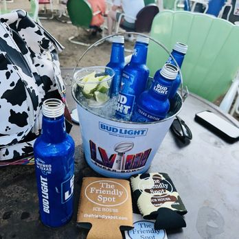 The Friendly Spot - Beer bucket  5 for 20 - Beer Gardens Near Me - San Antonio, Texas