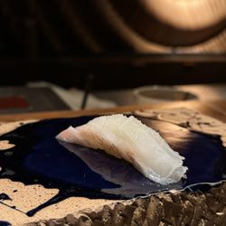 Flyfish Club - Madai - red snapper, yuzu, & sea salt