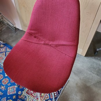 Sanchez Upholstery - Herman Miller shell chair cover - Furniture Repair Near Me - Glendora, California Sanchez Upholstery - Herman Miller shell chair cover - Furniture Repair Near Me - Glendora, California
