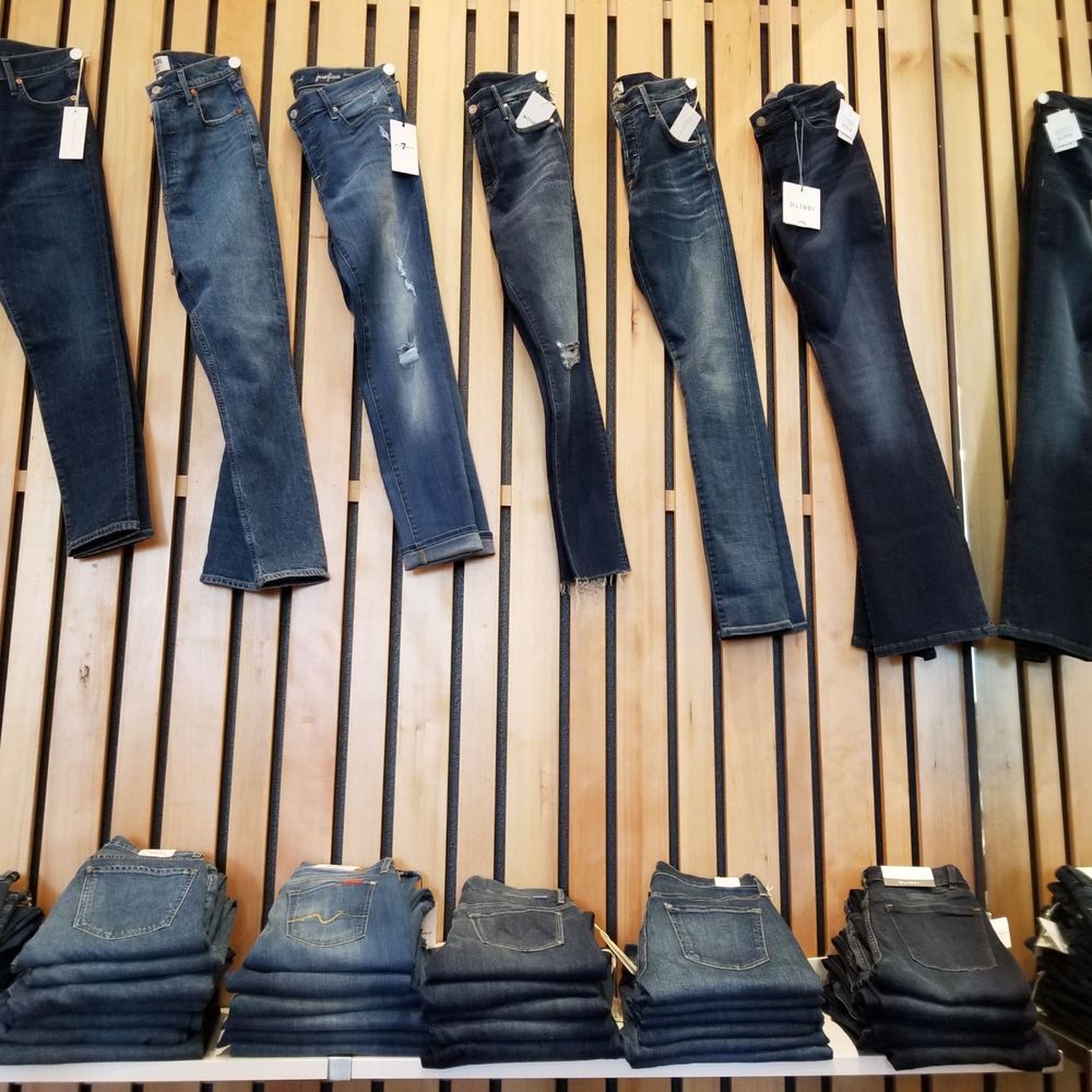 Adorn - Jean selection against back wall - Accessories Near Me - Portland, Oregon Adorn - Jean selection against back wall - Accessories Near Me - Portland, Oregon