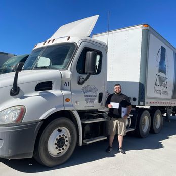 Source Trucking Academy - At Fontana DMV, with my new CDL. 1st time successful. Thanks source trucking - Driving Schools Near Me - Corona, California Source Trucking Academy - At Fontana DMV, with my new CDL. 1st time successful. Thanks source trucking - Driving Schools Near Me - Corona, California
