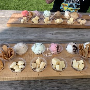 Shtayburne Farm - Flight! 12 items with cheese and ice cream. - Farmers Market Near Me - Rock Stream, New York