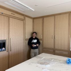 Bay Area Custom Cabinets - Rift white Oak inset slim shaker 6