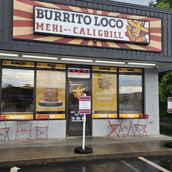 Burrito Loco - the front of the restaurant - Mexican Near Me - Mooresville, North Carolina