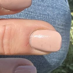 Embassy Nails Spa - Less than a week after gel nails. Dents and nicks in polish