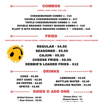 Smash N Bite - New Menu. - Burgers Near Me - Sherman Oaks, California Smash N Bite - New Menu. - Burgers Near Me - Sherman Oaks, California