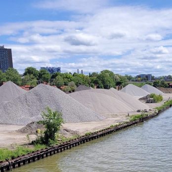 Goodtime III - Sand and rock piles. - Boating Near Me - Cleveland, Ohio