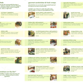 Healthy Eats - menu side 2 - Sandwiches Near Me - Monrovia, California Healthy Eats - menu side 2 - Sandwiches Near Me - Monrovia, California