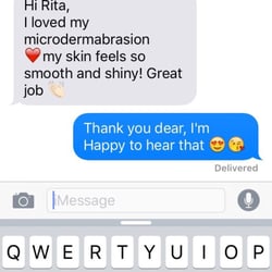 Electrolysis & Skincare By Rita At One Salon - Love hearing back from my clients #microdermabrasion