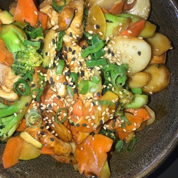 Sushi Lounge Encinitas - Chicken teriyaki ...mostly vegetables - Sushi Bars Near Me - Encinitas, California