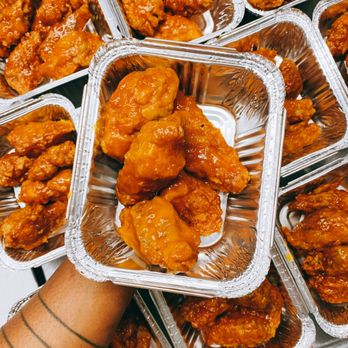 Radical Rabbit - a tray of chicken wings - Soul Food Near Me - Nashville, Tennessee Radical Rabbit - a tray of chicken wings - Soul Food Near Me - Nashville, Tennessee
