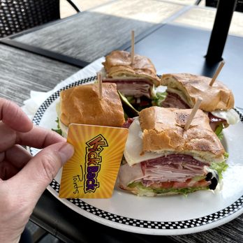 Mosher's Gourmet - Large metropolitan sandwich, huge, hard to tell what the scale is without a credit card! - Sandwiches Near Me - Long Beach, California