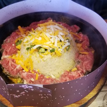 Sizzling Lunch - Curry Beef Rice Cheese (before) - Japanese Near Me - San Jose, California Sizzling Lunch - Curry Beef Rice Cheese (before) - Japanese Near Me - San Jose, California