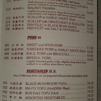 Chef Kwan's - Menu - Chinese Near Me - Menlo Park, California