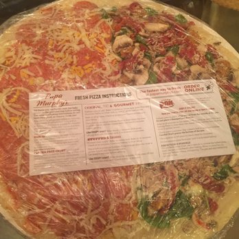 Papa Murphy's - Half Pepperoni/Half Fennel Sausage It is not cooked, you have to cook it yourself! - Pizza Near Me - Oroville, California