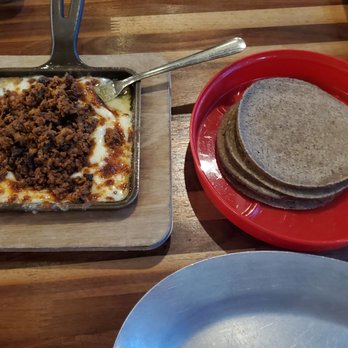 Nixtaco - Queso fundido topped w/ chorizo & served with corn tortillas - Mexican Near Me - Roseville, California Nixtaco - Queso fundido topped w/ chorizo & served with corn tortillas - Mexican Near Me - Roseville, California