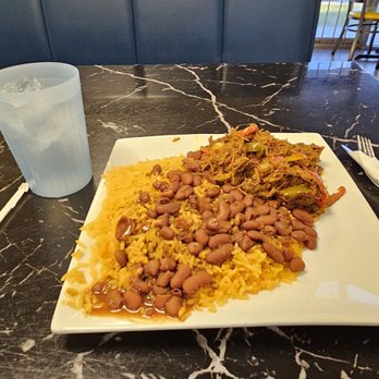 Caribbean Twist - My huge place of Rice, Beans, and Ropa Vieja - Spanish Near Me - Tampa, Florida