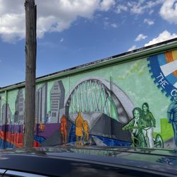 Franklinton Cycleworks - Outdoor mural