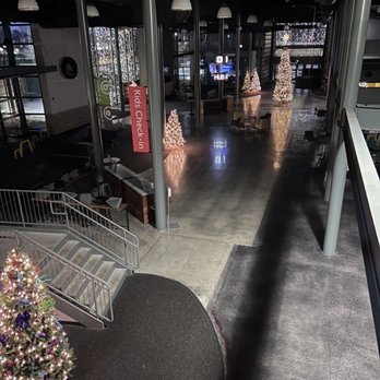 Kensington Community Church - Kensington church lobby, set up for Christmas, with no one around. - Churches Near Me - Troy, Michigan