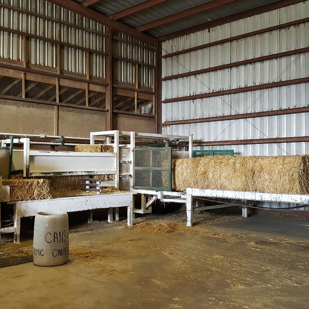Heidel Hollow Farm - Hay bailing machine - Farmers Market Near Me - Slatington, Pennsylvania