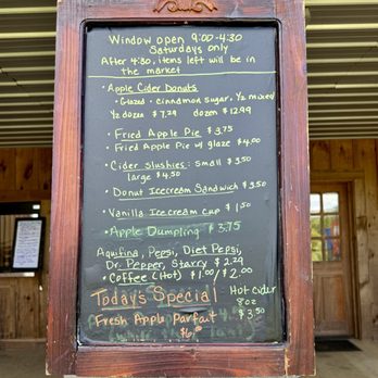 Apple Hill Orchard & Cider Mill - Bakery menu - Fruits & Veggies Near Me - Morganton, North Carolina