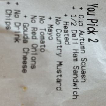 Panera Bread - Here is what I ordered & it was made to order. This cost me $13 and change.  Good value for healthy fresh food. - Sandwiches Near Me - South Portland, Maine