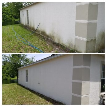 iWashJax - Low Pressure House Wash Before & After - Pressure Washers Near Me - Orange Park, Florida iWashJax - Low Pressure House Wash Before & After - Pressure Washers Near Me - Orange Park, Florida
