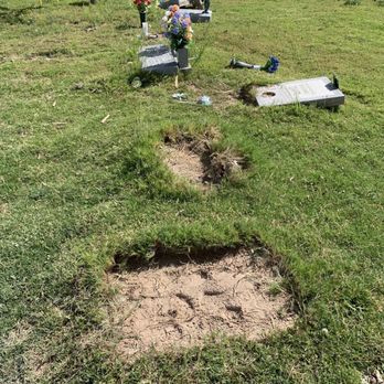Memorial Pines Cemetary - Grave markers displaced - Funeral Services & Cemeteries Near Me - Sunland Park, New Mexico