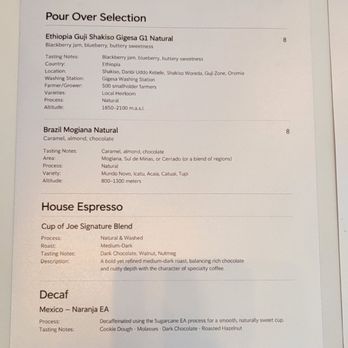 MolaMola Coffee - MENU - Sept 2026 - Coffee & Tea Near Me - Los Angeles, California