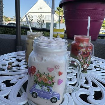 Apartment Cafe - Dashiell Frappe (Strawberry Horchata) - Coffee & Tea Near Me - Rancho Cucamonga, California
