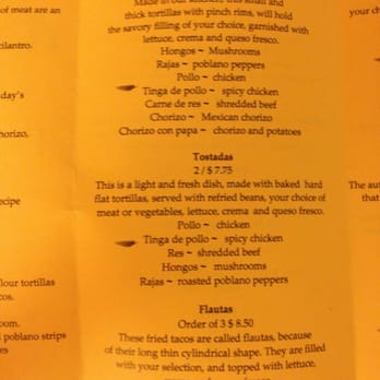 Fiesta Mexicana - menu - Mexican Near Me - Rosedale, Maryland