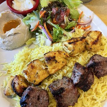 Sam's Pita and Kabab - Combo Kabab 2 Skewers - Middle Eastern Near Me - Riverside, California