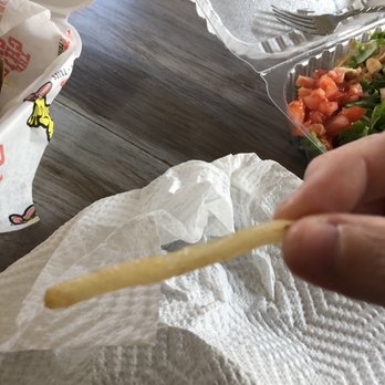 The Chicken Shack - Tiny fry size - Burgers Near Me - Fresno, California