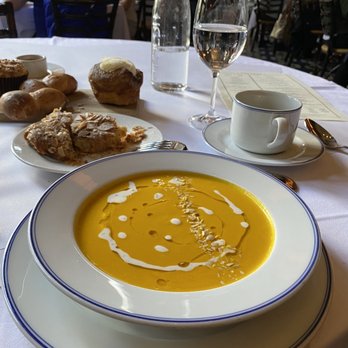 Bouchon - Carrot soup. Trust me, if it's on the menu get it! - French Near Me - Las Vegas, Nevada