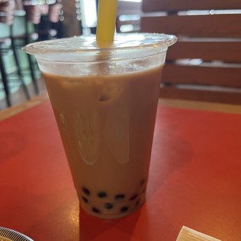 Sushi N Noodle by OISI - Bubble tea- Thai tea flavor - Sushi Bars Near Me - Plainfield, Illinois