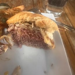 Cross section of Irish Burger Cross section of Irish Burger