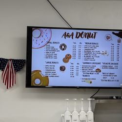 A&A Donuts - Menu