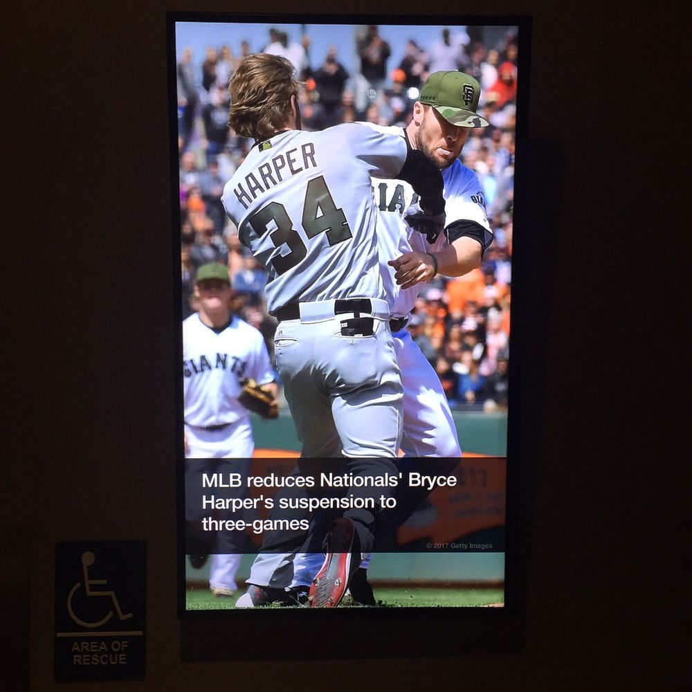 Topgolf - Screens with images of recent sports news line many of the hallways. - Golf Near Me - Charlotte, North Carolina Topgolf - Screens with images of recent sports news line many of the hallways. - Golf Near Me - Charlotte, North Carolina