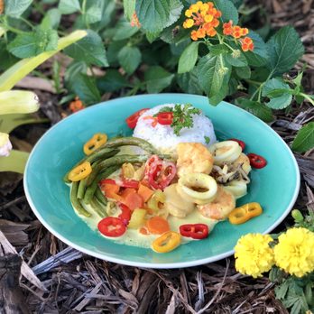 Chef Daniela Craciun - Indian seafood curry. - Caterers Near Me Chef Daniela Craciun - Indian seafood curry. - Caterers Near Me