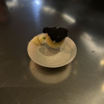 Alinea - I spilled this on myself lol - New American Near Me - Chicago, Illinois