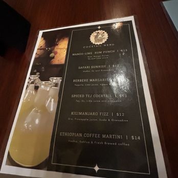 Lemat - cocktails - Ethiopian Near Me - Berkeley, California