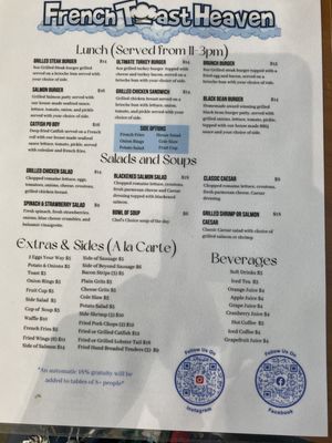 Menu photo 8 French Toast Heaven Cincinnati, OH