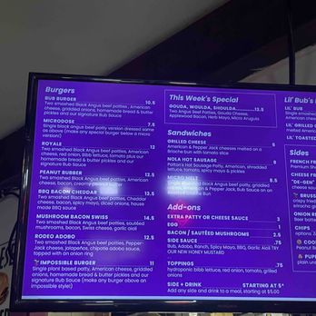 Bub’s Nola - Menu - American Near Me - New Orleans, Louisiana