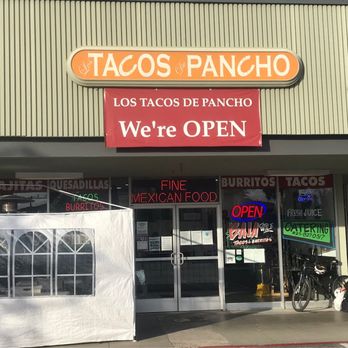 Los Tacos De Pancho - Front view - Tacos Near Me - Concord, California