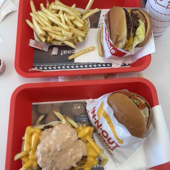 In-N-Out Burger - Double double with fries Animal style fries with hamburger - Burgers Near Me - Chula Vista, California In-N-Out Burger - Double double with fries Animal style fries with hamburger - Burgers Near Me - Chula Vista, California