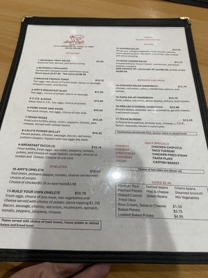 Menu photo 7 Amy’s Cafe Hurst, TX