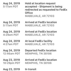 FedEx Office Print & Ship Center - Black Hole delivery schedule!