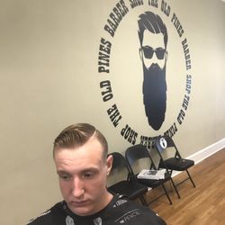 The Old Pines Barber Shop - Another one gets a cut